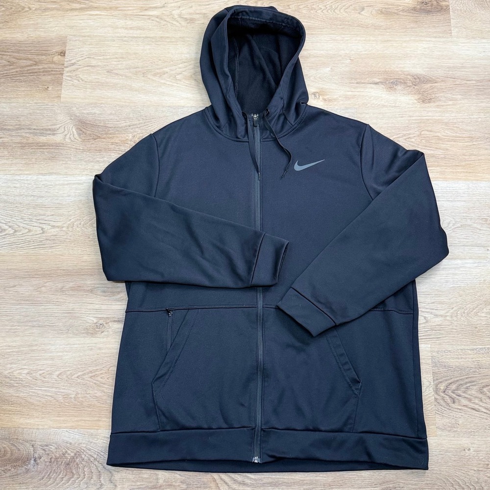 Nike Dri-FIT Full Zip Hoodie Men XL
Black Casual Outdoor Gymcore
